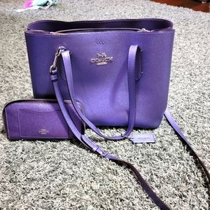 Coach bag and wallet